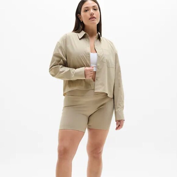 Athleta Midday Cropped Shirt - Picture 6 of 7